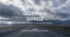 Desktop Screenshot of gedetransexpress.com